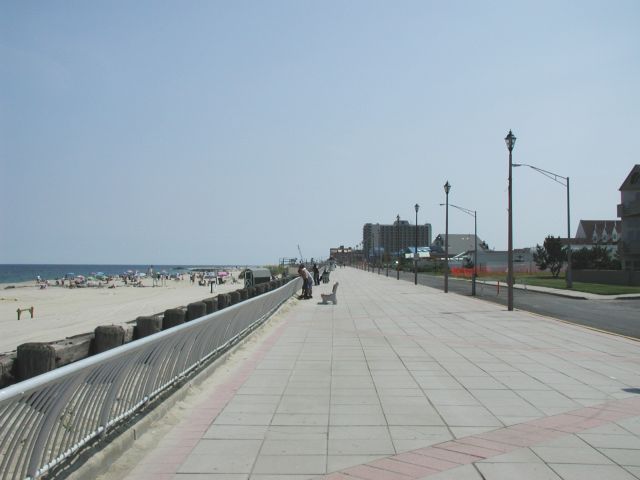 Long Branch, New Jersey, Narrow Long Branch Boardwalk. (I…